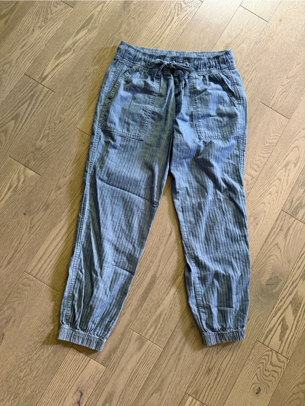 GAP Light Blue Drawstring Jogger Pants